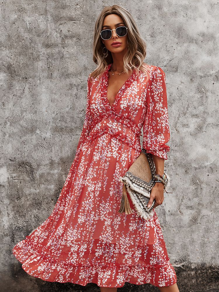 Long Sleeve Midi Dress