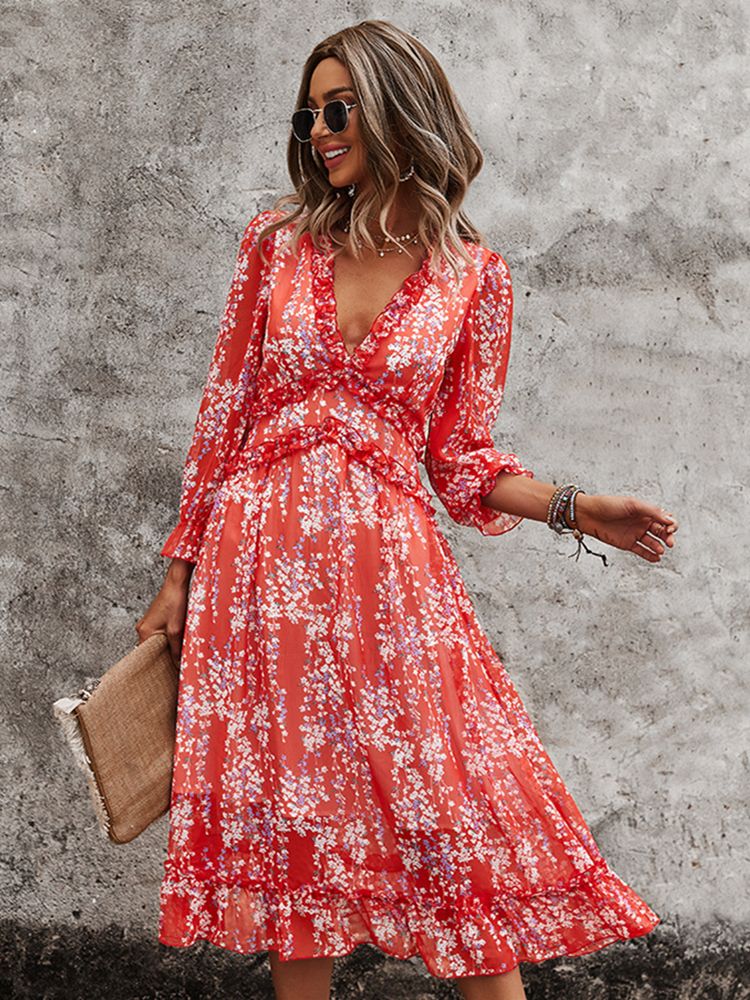 Long Sleeve Midi Dress